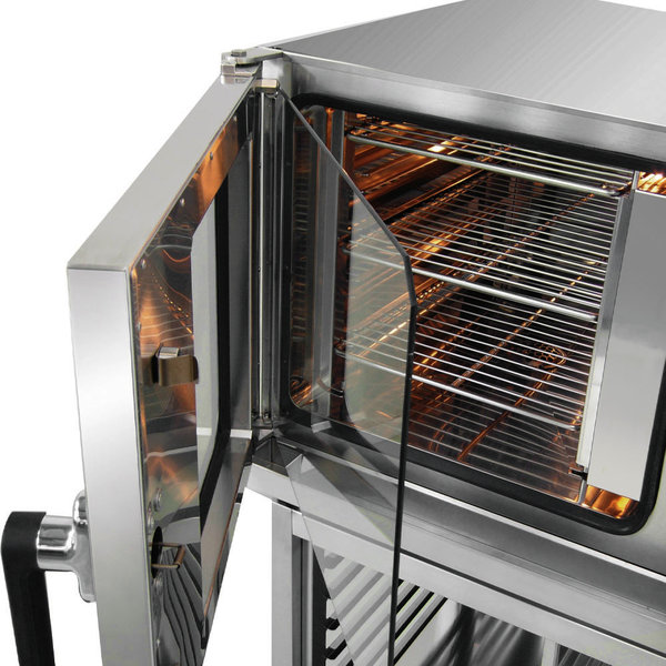 Hetelucht-/Stoomoven | CombiLine | 10 Niveaus (GN) | Elektrisch | 20°C/270°C | 12kW (400V) | Bevochtiging (Automatisch) | Zelfreiniging | Touchscreen | 710x770x940(h)mm