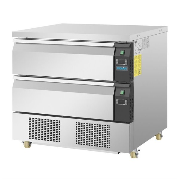 Koelwerkbank | U-Serie | 176L | 2 Lades (4x1/1 GN) | +17°C/-20°C | 0.46kW | 905x700x605mm