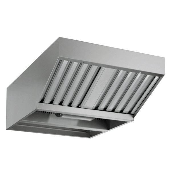 Afzuigkap | Diamond Heteluchtovens | RVS | Met Motor | 550W (230V) | 890x1600x400(h)mm