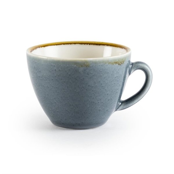 Cappuccinokopjes | KILN | Porselein | Blauw | 34cl | 6 Stuks