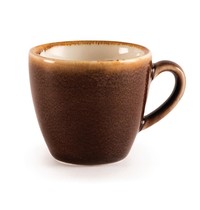Olympia Espressokopjes | Porselein | Bruin | 85ml | 6 Stuks | Ø62mm