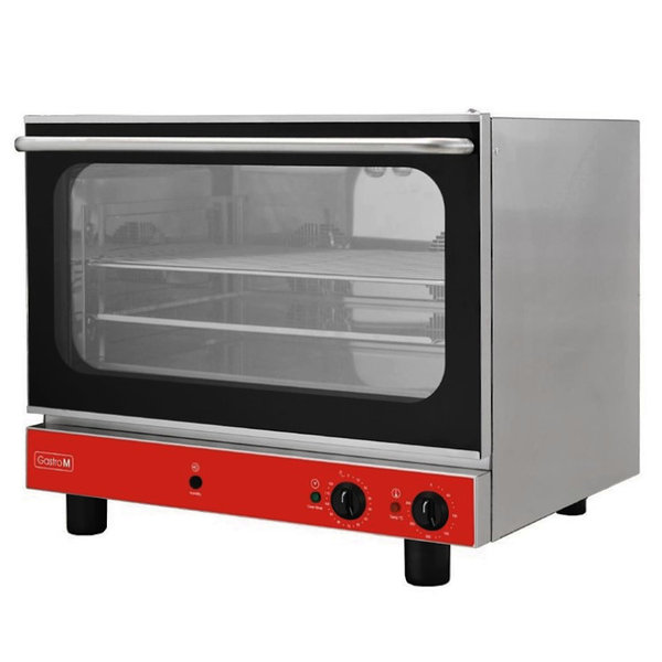 Heteluchtoven | 4 Niveaus (EN600x400) | Elektrisch | 50°C/300°C | 4.7kW (400V) | Bevochtiging (Handmatig) | 724x730x598(h)mm