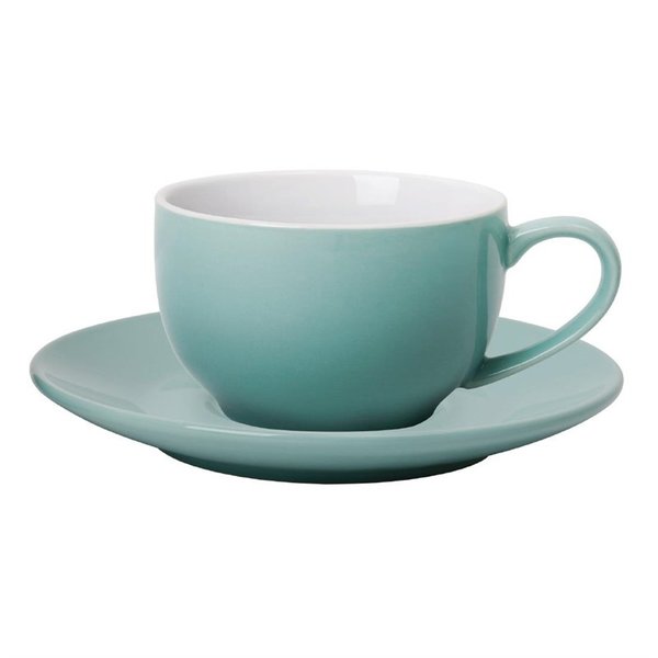 Koffiekopjes | CAFÉ | Keramiek | Aqua | 23cl | 12 Stuks | 60(h)mm