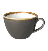 Olympia Cappuccinokopjes | KILN | Porselein | Grijs | 34cl | 6 Stuks | Ø109x72(h)mm 