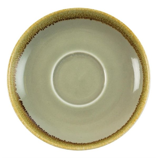 Schotels | KILN | Porselein | Mosgroen | 6 Stuks | Ø160mm