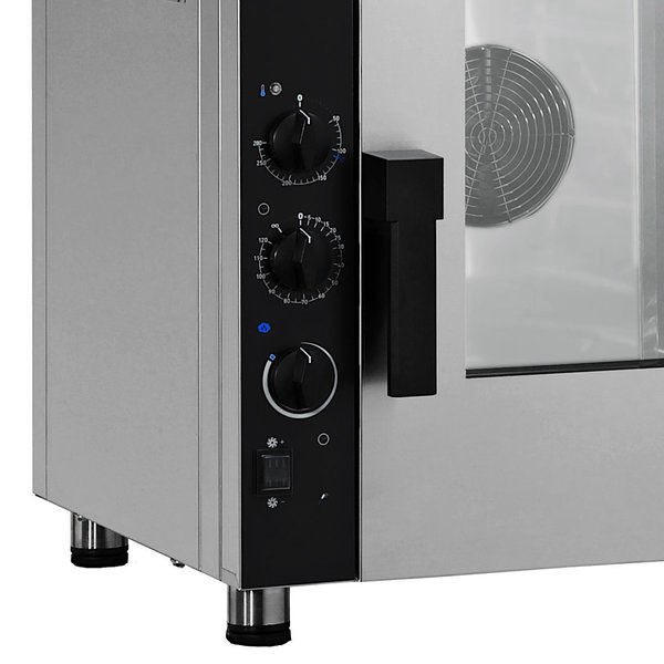 Heteluchtoven | EASYair | 5 Niveaus (2/3 GN) | Elektrisch | 50°C/280°C | 3.3kW (230V) | Bevochtiging (Automatisch) | 600x700x660(h)mm