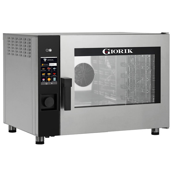 Hetelucht-/Stoomoven | EASYair | 5 Niveaus (EN/GN) | Elektrisch | 50°C/280°C | 6.3kW (400V) | Bevochtiging (Automatisch) | Touchscreen | 870x750x660(h)mm