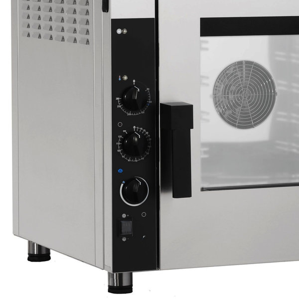 Heteluchtoven | EASYair | 5 Niveaus (EN/GN) | Elektrisch | 50°C/280°C | 6.3kW (400V) | Bevochtiging (Automatisch) | 870x750x660(h)mm