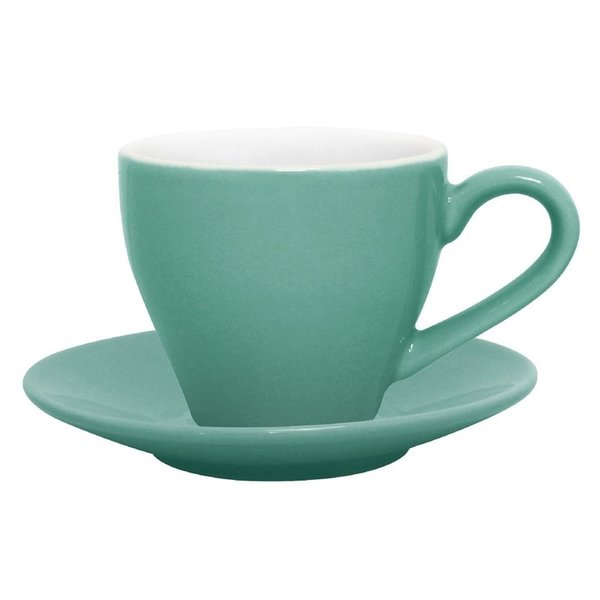 Schotels | CAFÉ | Keramiek | Aqua | 12 Stuks | Ø117mm