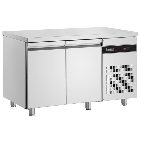 Koelwerkbank | 270L | 2 Deuren (1/1 GN) | 0°C/+10°C  | Geforceerd | 0.08kW | 1345x700x875/935(h)mm