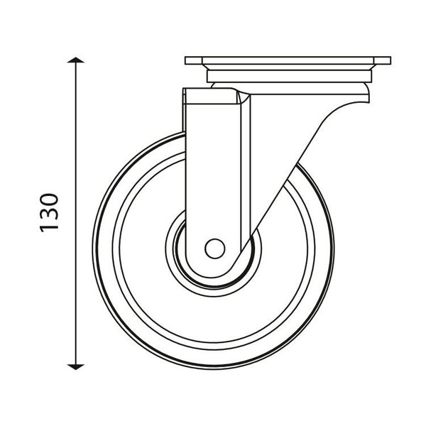 Zwenkwielen | Ø95 mm