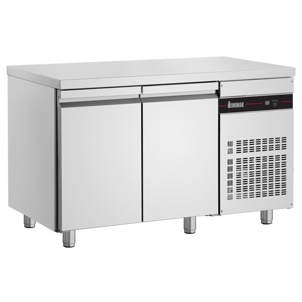 Koelwerkbank | 224L | 2 Deuren | 0°C/+10°C  | Geforceerd | 1345x600x875/935(h)mm