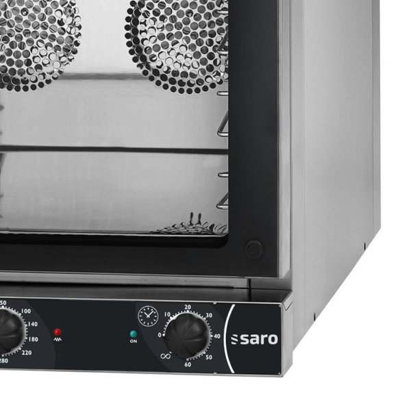 Heteluchtoven | NERONE EKO | 4 Niveaus (450x350) | Elektrisch | 50°C/280°C | 3.15kW (230V) | Grillfunctie | 589x660x580(h)mm