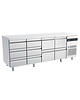 Inomak Koelwerkbank | 571L | 10 Laden (1/1 GN) | 0°C/+10°C  | Geforceerd | 0.11kW | 2240x700x875/935(h)mm 