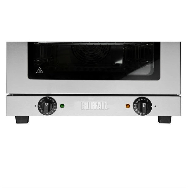 Heteluchtoven | 3 Niveaus (1/2 GN) | Elektrisch | 50°C/250°C | 2.1kW (230V) | 475x495x378(h)mm