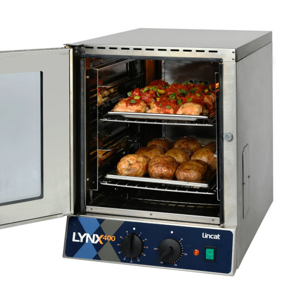 Heteluchtoven | LYNX400 | 4 Niveaus (1/2 GN) | Elektrisch | 50°C/250°C | 2.5kW (230V) | 405x570x520(h)mm
