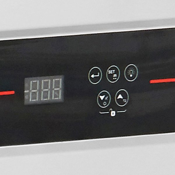 Vrieskast | 1230L | RVS | -10°C/-22°C | Geforceerd | 0.53kW | 1440x768x2100-2160(h)mm