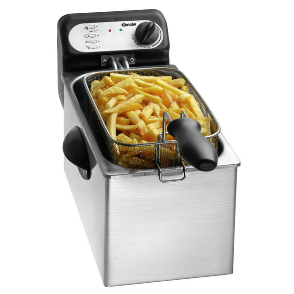 Friteuse | PETIT | Elektrisch | 3L | 130°C/190°C | 2kW (230V) | 210x530x240(h)mm