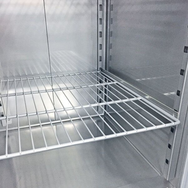 Saladette | 270L | RVS | 2 Deuren (1/1 GN) | Boven 10x 1/4 GN | +3°C/+10°C | Geforceerd | 1360x700x1315-1375(h)mm