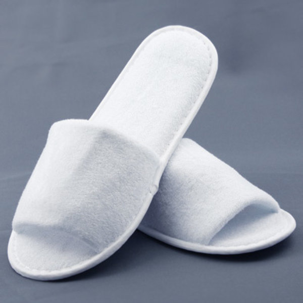 Luxe Hotelpantoffels | Open | Badstof | 5mm Zool | Universele Maat | 100 Stuks