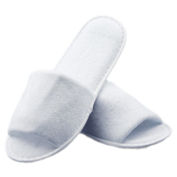 Luxe Hotelpantoffels | Open | Badstof | 5mm Zool | Universele Maat | 100 Stuks