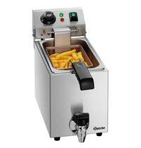 Bartscher Friteuse | SNACK I PLUS | Elektrisch | 4L | 50°C/190°C | 2kW (230V) | Aftapkraan | 200x530x340(h)mm