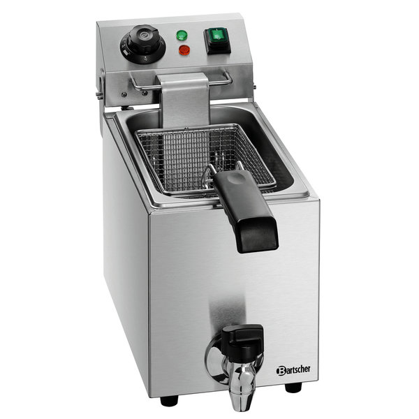 Friteuse | SNACK I PLUS | Elektrisch | 4L | 50°C/190°C | 2kW (230V) | Aftapkraan | 200x530x340(h)mm