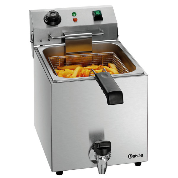Friteuse | SNACK III PLUS | Elektrisch | 9L | 50°C/190°C | 3.3kW (230V) | Aftapkraan | 300x530x385(h)mm