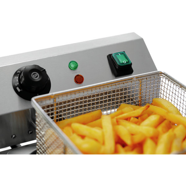 Friteuse | SNACK III PLUS | Elektrisch | 9L | 50°C/190°C | 3.3kW (230V) | Aftapkraan | 300x530x385(h)mm