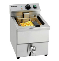 Bartscher Friteuse | IMBISS I | Elektrisch | 8L | 50°C/190°C | 3.25kW (230V) | Aftapkraan | 290x630x410(h)mm 