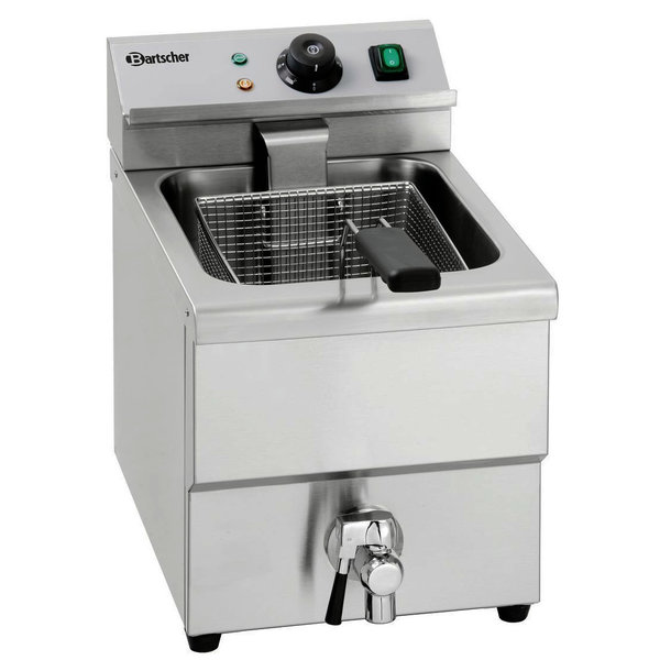 Friteuse | IMBISS I | Elektrisch | 8L | 50°C/190°C | 3.25kW (230V) | Aftapkraan | 290x630x410(h)mm