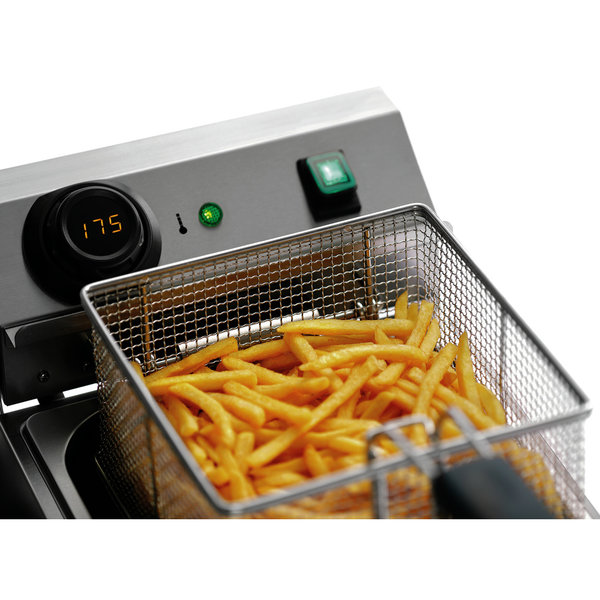 Friteuse | SNACK III PLUS | Elektrisch | 9L | 50°C/190°C | 3.3kW (230V) | Aftapkraan | 285x610x386(h)mm