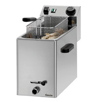 Bartscher Friteuse | SNACK XL PLUS | Elektrisch | 8L | 50°C/190°C | 3.4kW (230V) | Aftapkraan | 245x720x470(h)mm 