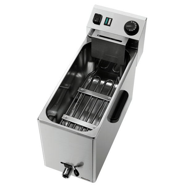 Friteuse | SNACK XL PLUS | Elektrisch | 8L | 50°C/190°C | 3.4kW (230V) | Aftapkraan | 245x720x470(h)mm