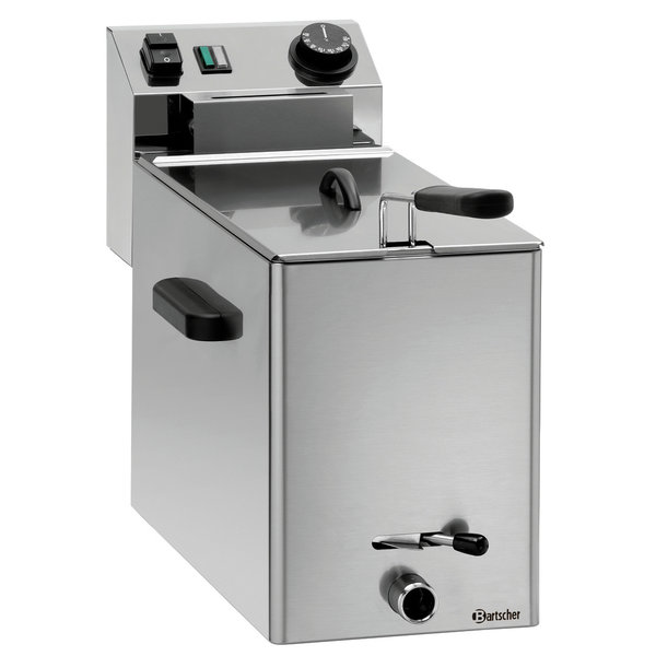 Friteuse | SNACK XL PLUS | Elektrisch | 8L | 50°C/190°C | 3.4kW (230V) | Aftapkraan | 245x720x470(h)mm