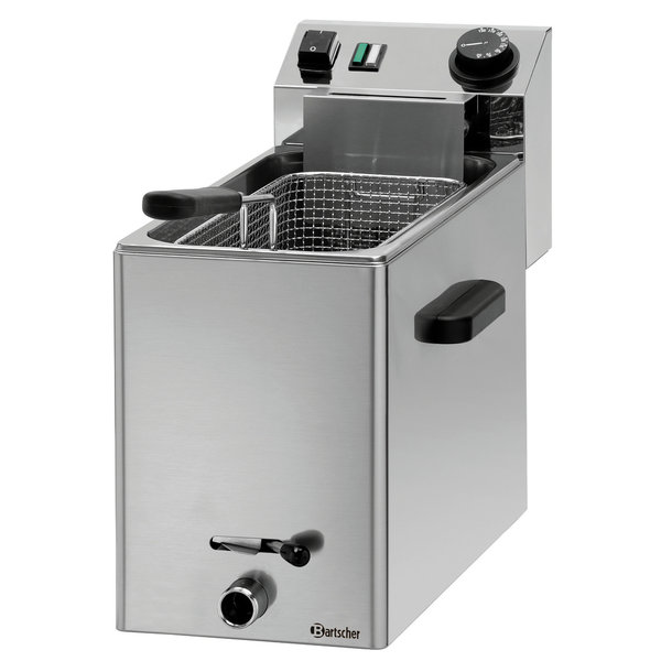 Friteuse | SNACK XL PLUS | Elektrisch | 8L | 50°C/190°C | 3.4kW (230V) | Aftapkraan | 245x720x470(h)mm