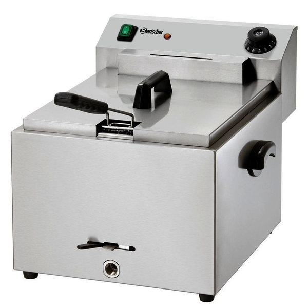 Friteuse | IMBISS PRO | Elektrisch | 9.7L | 50°C/190°C | 8.1kW (400V) | Aftapkraan | 410x500x380(h)mm