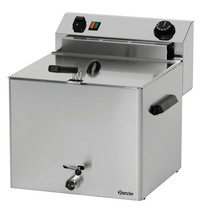 Bartscher Friteuse | PROFESSIONAL I | Elektrisch | 10L | 50°C/190°C | 8.1kW (400V) | Aftapkraan | 390x450x375(h)mm 