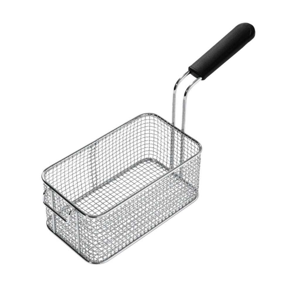 HENDI Frituurmand, voor HENDI friteuses (207208, 207307, 209202, 209301), hittebestendige handgreep, lengte handgreep: 210mm, 8L, 242x200x(H)140mm, roestvast staal