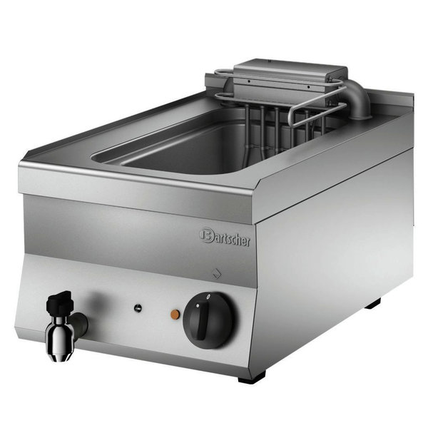 Friteuse | SERIE 650 | Elektrisch | 10L | 90°C/180°C | 9kW (400V) | Aftapkraan | 400x690x370(h)mm