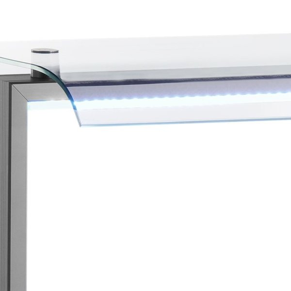 Saladette | 270L | RVS | 2 Deuren (1/1 GN) | Boven 14x 1/4 GN | +3°C/+10°C | Geforceerd  | 1360x700x1315-1375(h)mm