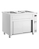 Inomak Bain-Marie | Elektrisch | Neutrale Onderkast | Ingebouwde Wateraansluitingen | 4x 1/1 GN | 2kW | 1410x700x875-935(h)mm 