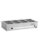 Inomak Bain-Marie | Elektrisch | Aftapkraan | 2x 1/1 GN | 2kW | 760x630x270(h)mm 