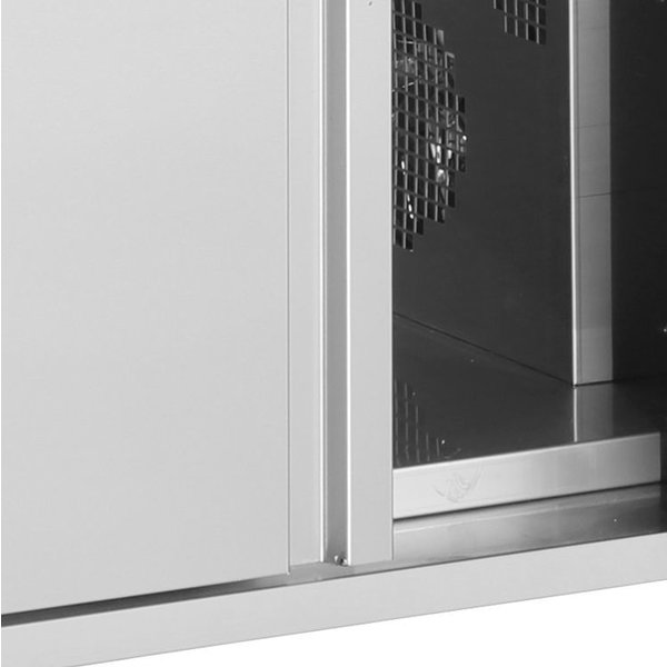 Bain-Marie | Elektrisch | Verwarmde Onderkast | Ingebouwde Wateraansluitingen | 3x 1/1 GN | 4.2kW | 1105x700x1315-1375(h)mm