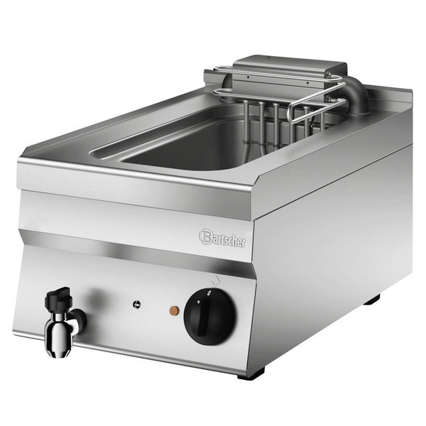 Friteuse | SERIE 650 | Elektrisch | 10L | 90°C/180°C | 9kW (400V) | Aftapkraan | 400x650x295(h)mm