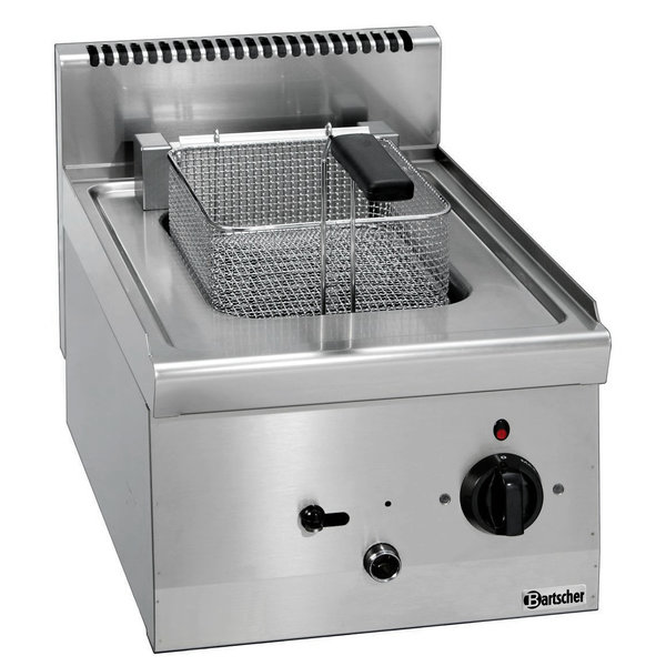 Friteuse | SERIE 600 | Elektrisch | 8L | 140°C/200°C | 6.3kW (400V) | Aftapkraan | 400x600x290(h)mm