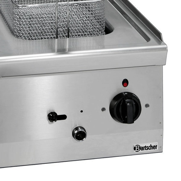 Friteuse | SERIE 600 | Elektrisch | 8L | 140°C/200°C | 6.3kW (400V) | Aftapkraan | 400x600x290(h)mm