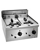 Bartscher Friteuse | SERIE 600 | Elektrisch | 8+8L | 140°C/200°C | 12.6kW (400V) | Aftapkranen | 600x600x290(h)mm 