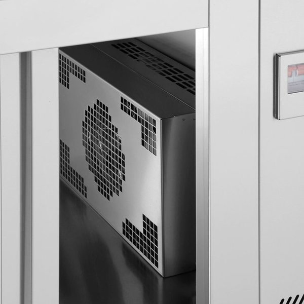 RVS Warmhoudkast | Schuifdeuren | max. +72°C | 1.4kW | 1100x700x875-935(h)mm
