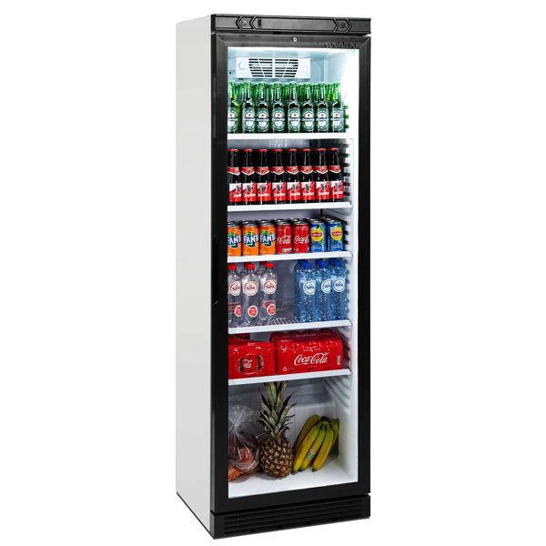 Drankenkoeling | 373L | Zwart/Wit | +1°C/+9°C | Geforceerd | 595x595x1832(h)mm
